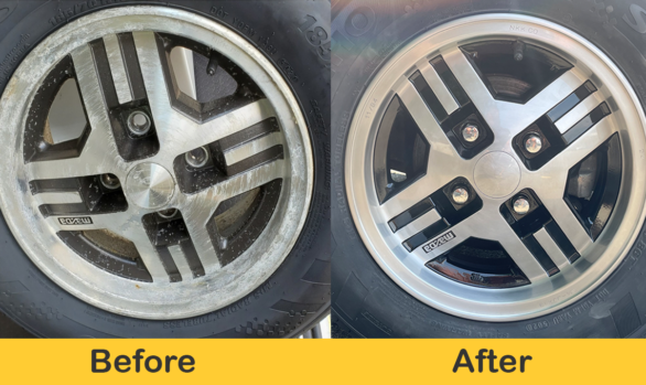 Before-after-wheel-1985 Mazda RX-7